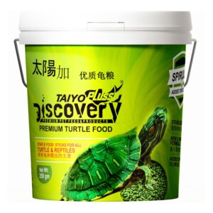 TED TABBIES Taiyo Pluss Discovery Premium Turtle Food - 250g Bucket